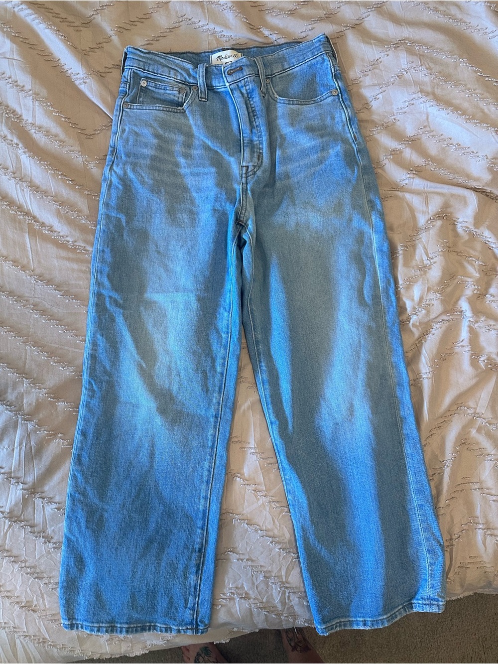 Madewell Light Blue Wide-Leg Jeans